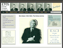 Tablet Screenshot of eliotslater.org